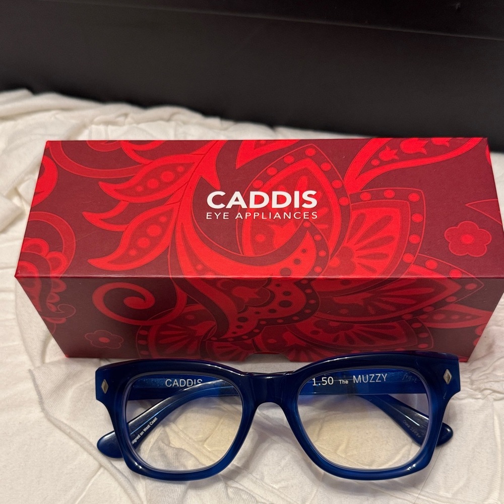 Caddis Muzzy minor Blues progressive readers Eyeglasses 1.50